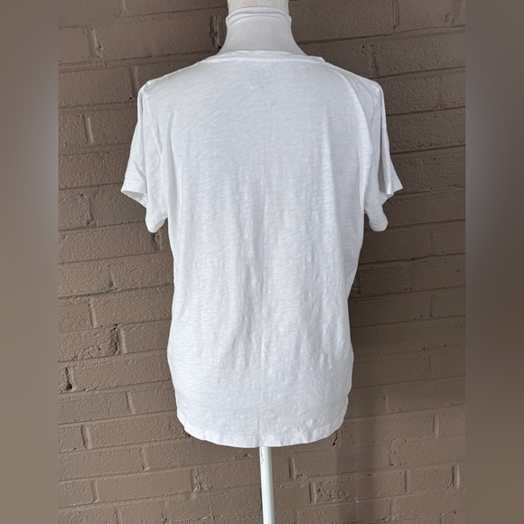 J.Crew -Collector Tee Dog Print White T-Shirt XL - Picture 6 of 8